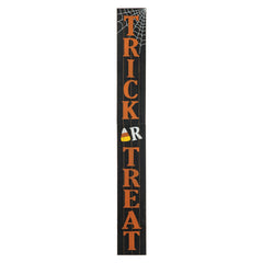 59.75"H Wooden Trick Or Treat Porch Sign (KD)