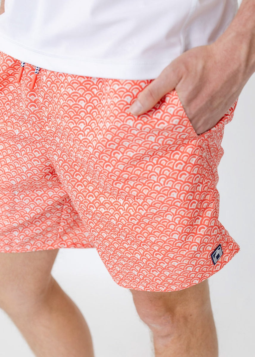  Cabana Life Men's Amelia Island Swim Trunk - S - Bonton