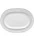  Noritake Linen Road Oval Platter - White - Bonton