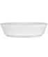  Noritake Linen Road Oval Vegetable Bowl - White - Bonton