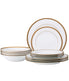  Noritake Charlotta Gold 12 Piece Set, Service for 4 - White - Bonton