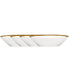  Noritake Charlotta Gold Set of 4 Fruit Bowls - White - Bonton