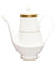 Charlotta Gold Coffee Server with Cover