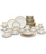 Charlotta Gold 60 Piece Dinnerware Set