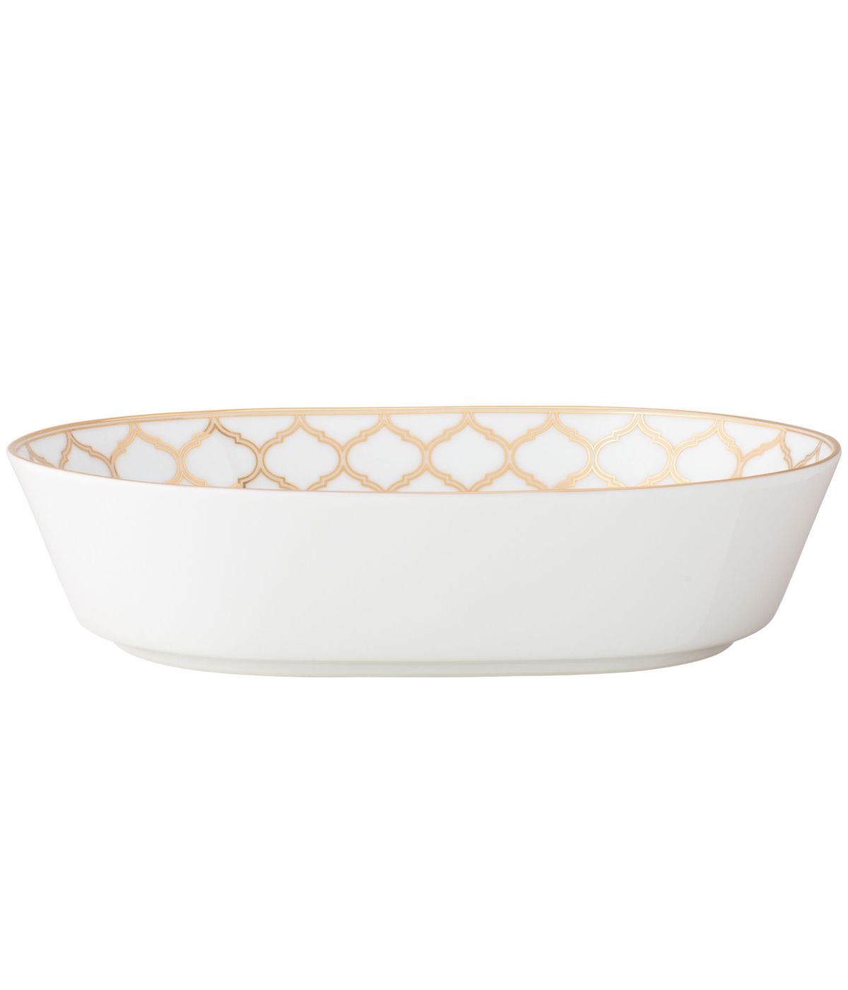  Noritake Eternal Palace Oval Vegetable Bowl - Gold - Bonton