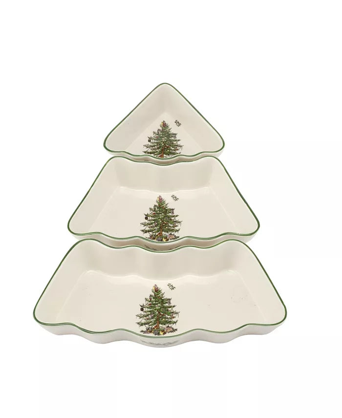 Christmas Tree 3 Piece Dip Bowl Set