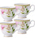 Poppy Place Set of 4 Cups