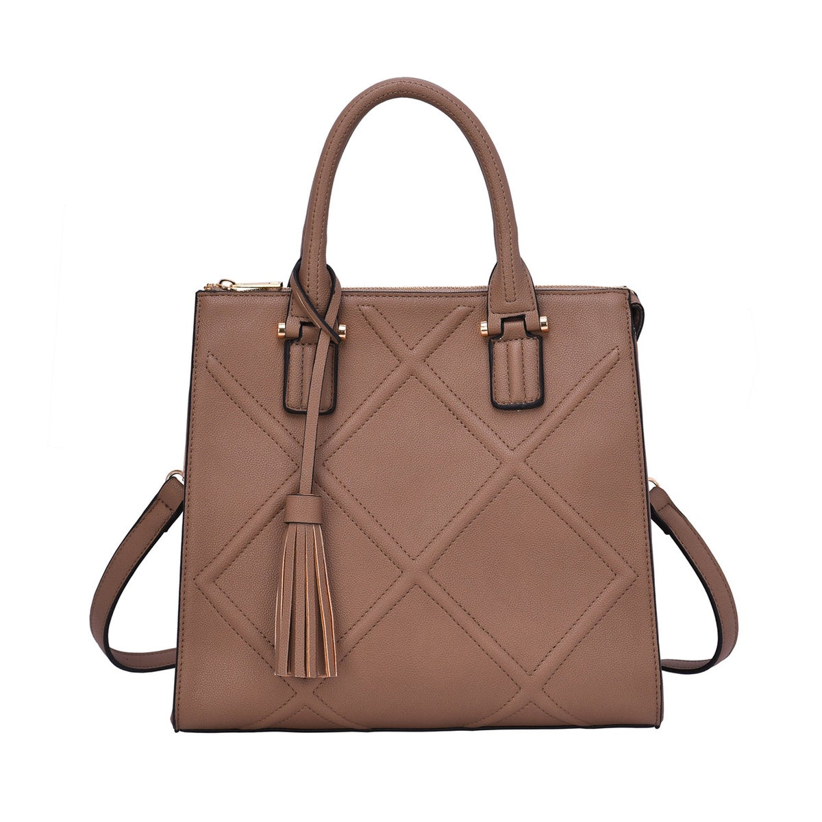  Mellow World Elvira Satchel - Latte - Bonton