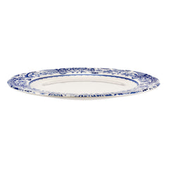 Blue Italian Brocato Charger Plate