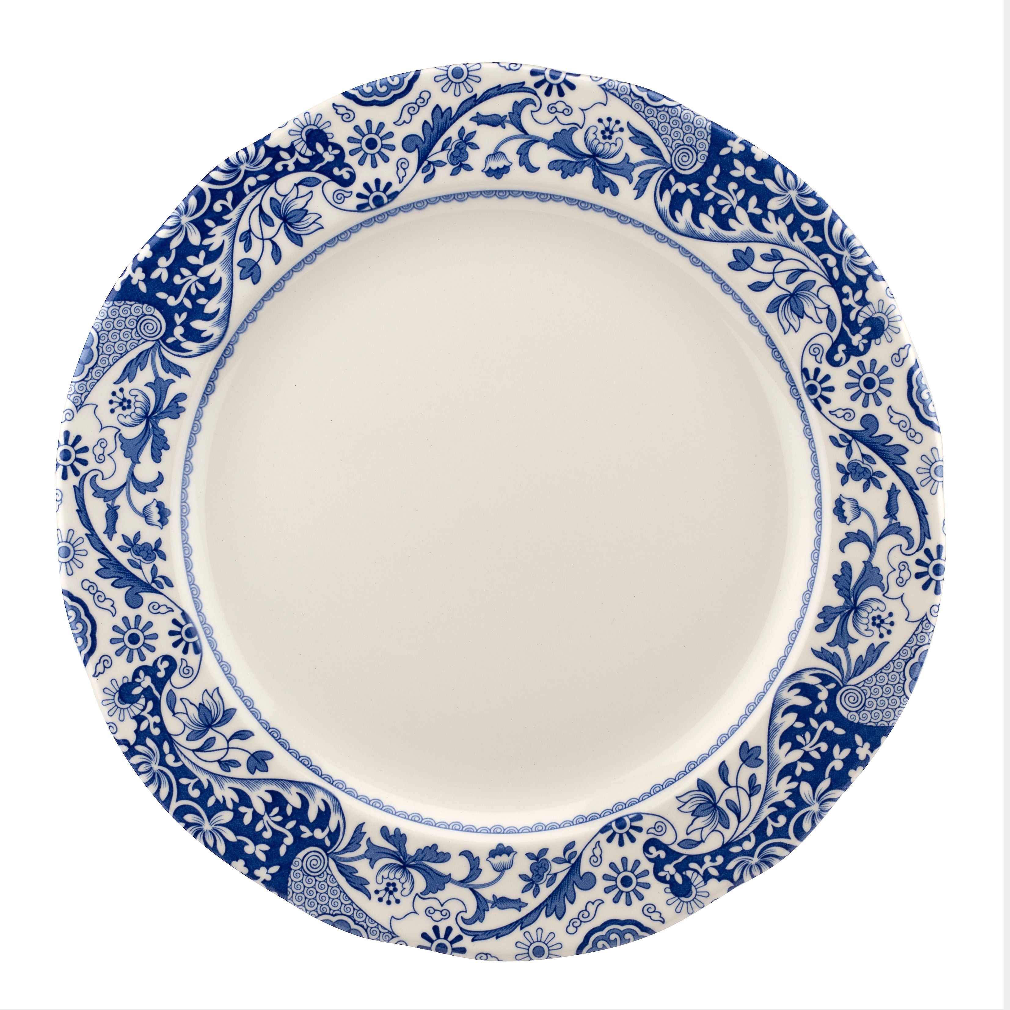  Spode Blue Italian Brocato Charger Plate - Blue - Bonton