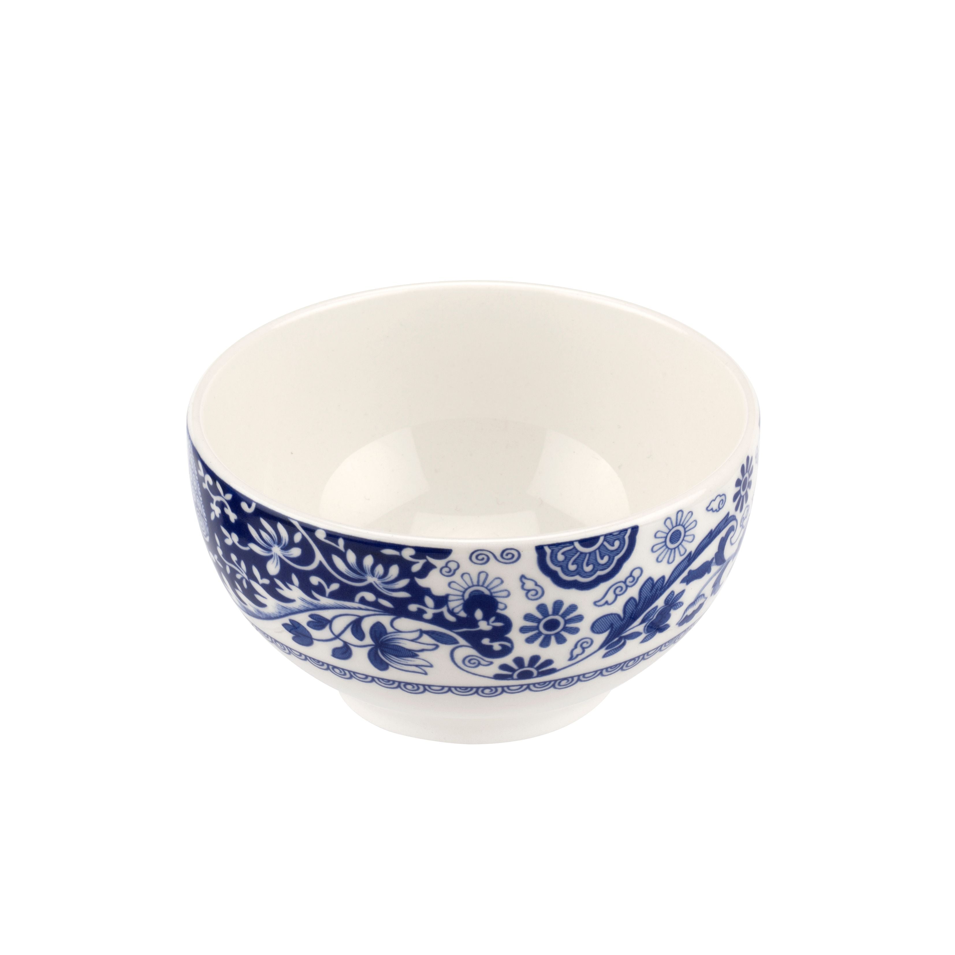  Spode Blue Italian Brocato Small Bowl Set of 4 - Blue - Bonton