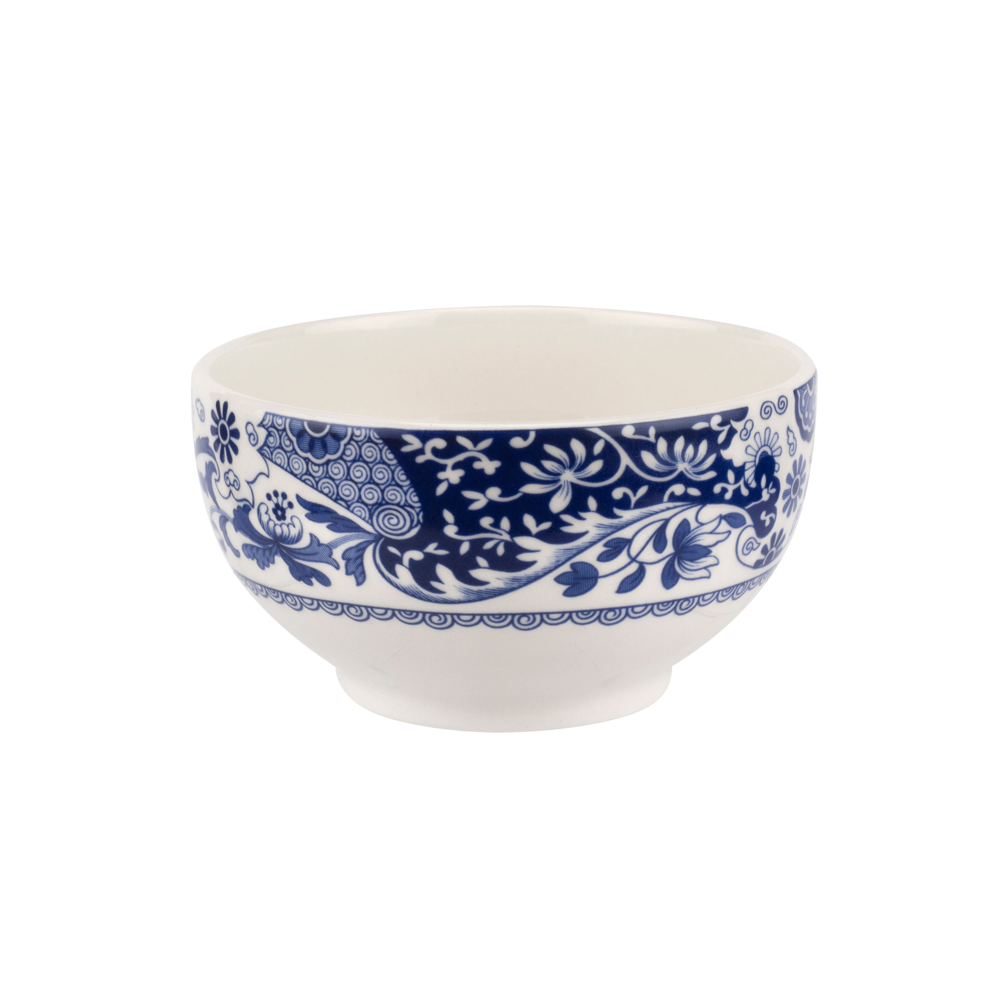  Spode Blue Italian Brocato Small Bowl Set of 4 - Blue - Bonton