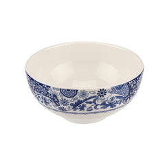 Blue Italian Brocato Large Bowl Set of 4