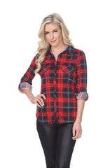 Women's Oakley Stretchy Plaid Top