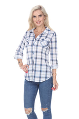 Women's Oakley Stretchy Plaid Top