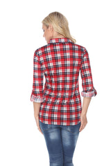 Women's Oakley Stretchy Plaid Top