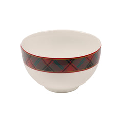 Christmas Tree Tartan Rice Bowl Set of 4