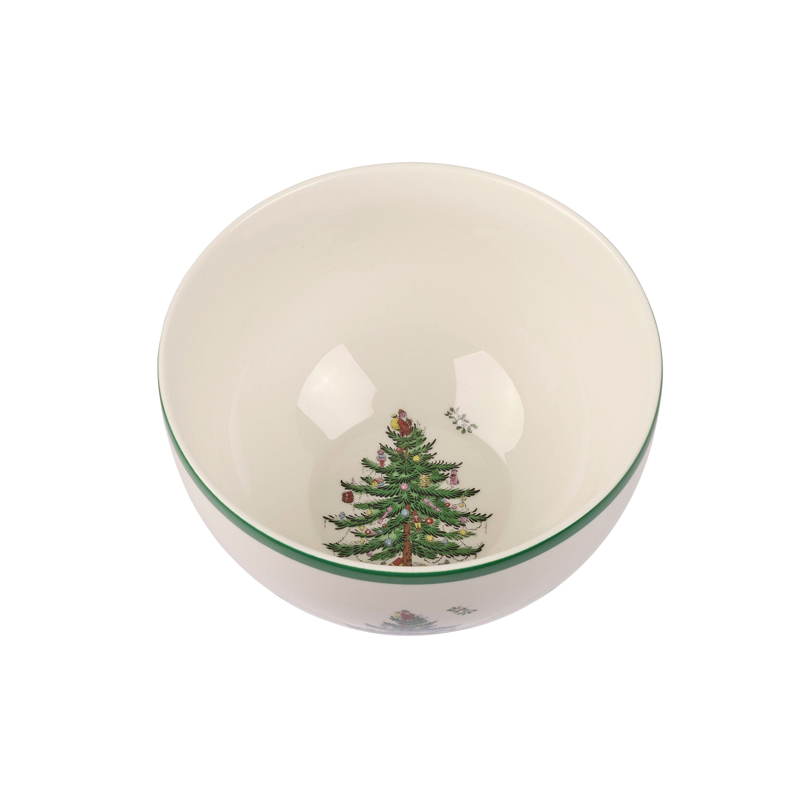  Spode Christmas Tree Rice Bowl Set of 4 - White - Bonton