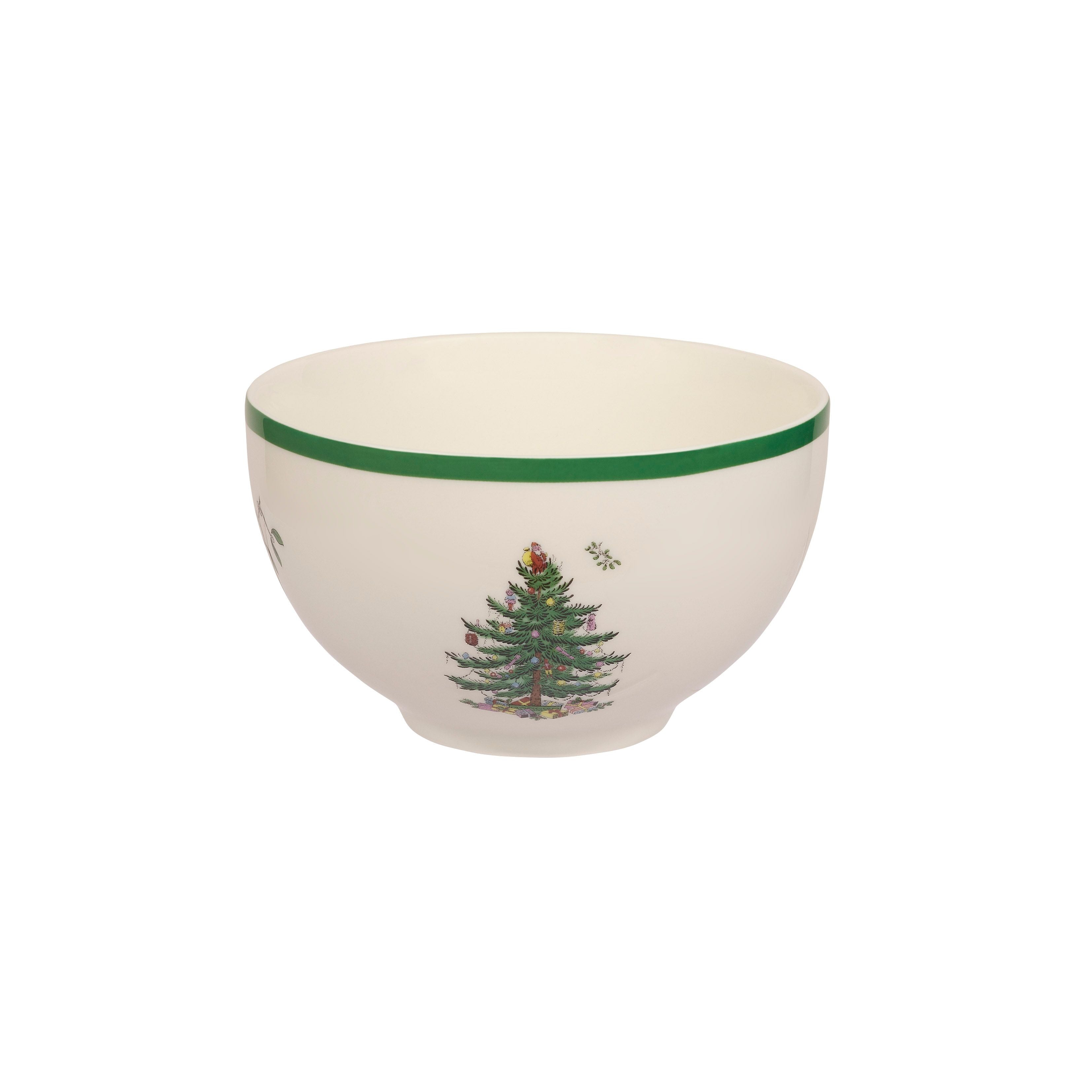  Spode Christmas Tree Rice Bowl Set of 4 - White - Bonton