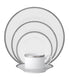  Noritake Whiteridge Platinum 5 Piece Place Setting - White - Bonton