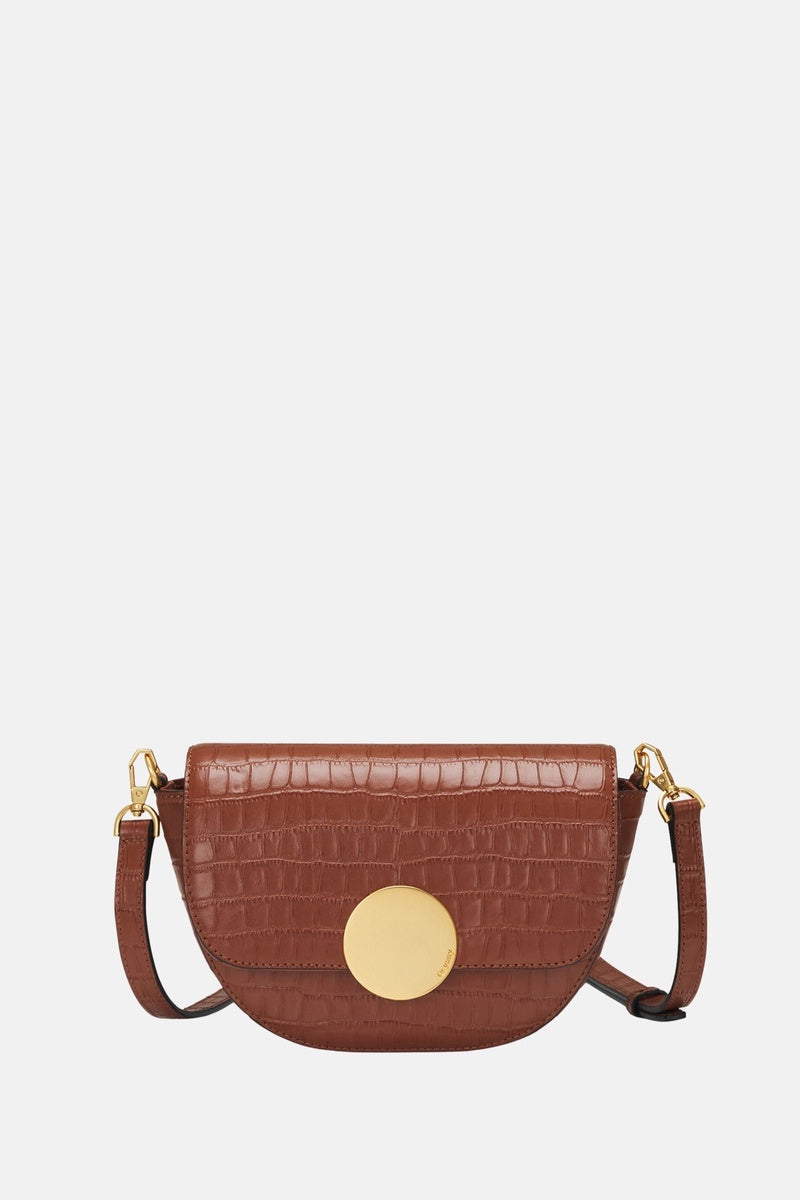  Oryany Lottie Croco Crossbody - Small Crossbody - Toffee Tan / One Size - Default Title - Bonton