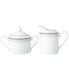  Noritake Silver Colonnade Sugar & Creamer Set - White - Bonton