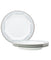 Satin Flourish Set of 4 Salad Plates