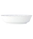  Noritake Satin Flourish Oval Vegetable Bowl - White - Bonton