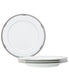  Noritake Laurelvale Set of 4 Dinner Plates - White - Bonton