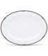  Noritake Laurelvale Oval Platter - White - Bonton