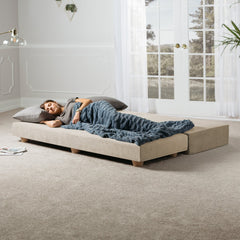 Alon Daybed / Fold-Out Queen-Size Mattress - Velvet Twill