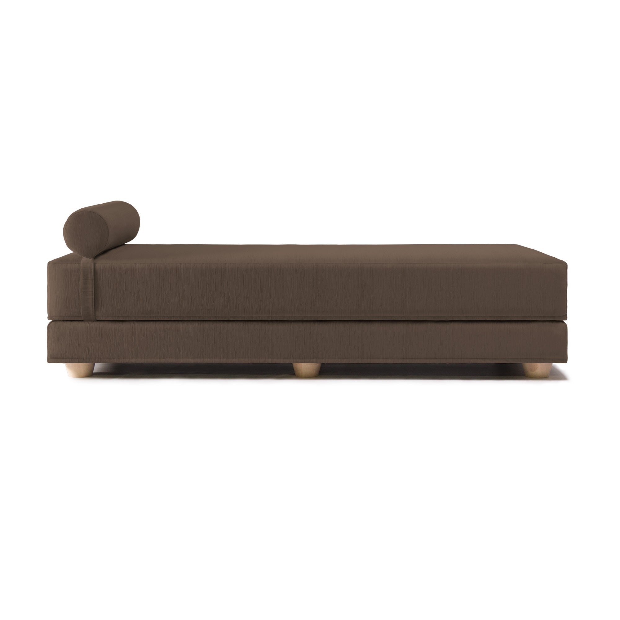  Jaxx Alon Daybed / Fold-Out Queen-Size Mattress - Velvet Twill - Coffee - Bonton