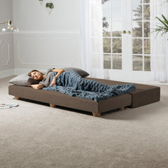 Alon Daybed / Fold-Out Queen-Size Mattress - Velvet Twill