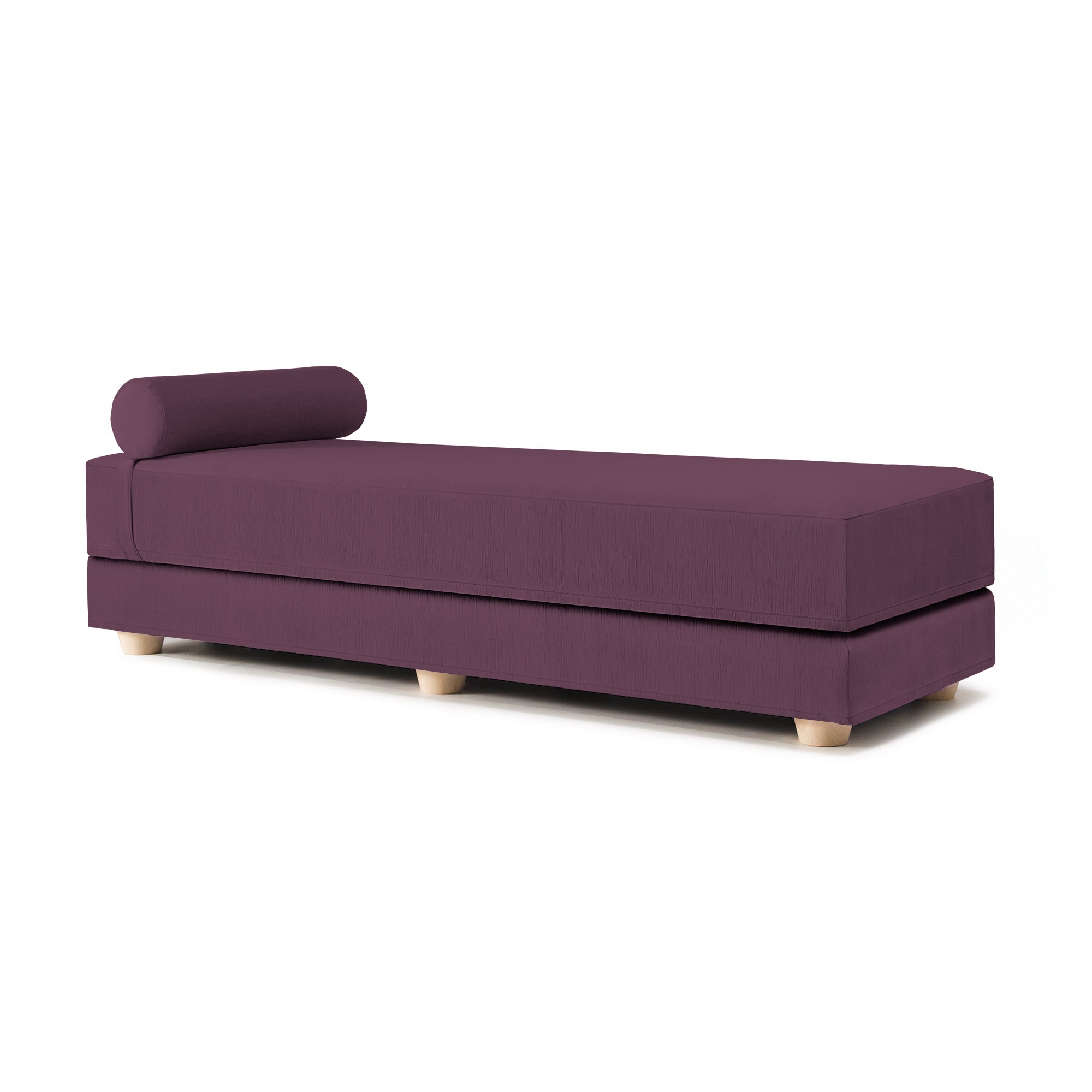  Jaxx Alon Daybed / Fold-Out Queen-Size Mattress - Velvet Twill - Pinot - Bonton