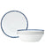 Rill Set of 4 Soup Bowls