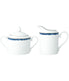  Noritake Rill Sugar & Creamer Set - Blue - Bonton