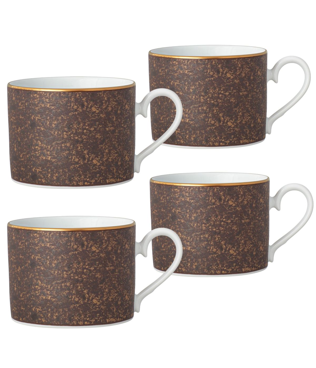  Noritake Tozan Set of 4 Cups - Bronze - Bonton