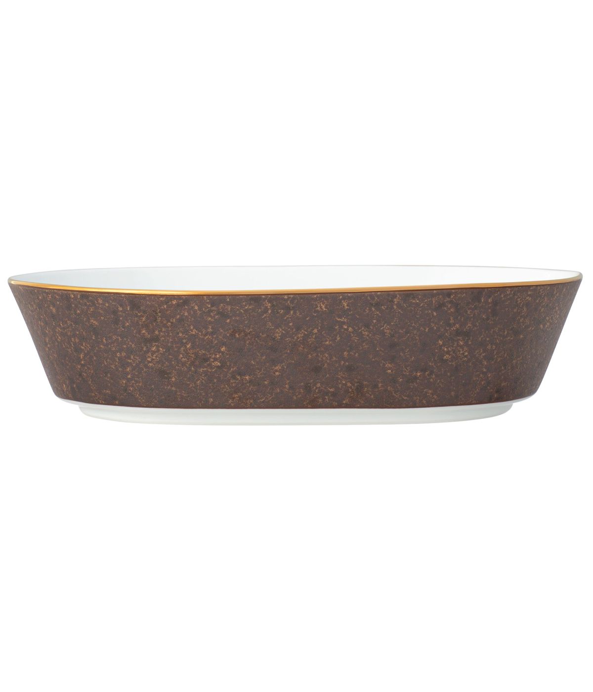  Noritake Tozan Oval Vegetable Bowl - Bronze - Bonton