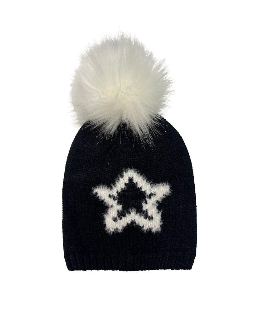  Marcus Adler Star Eyelash Beanie - S/M - Bonton