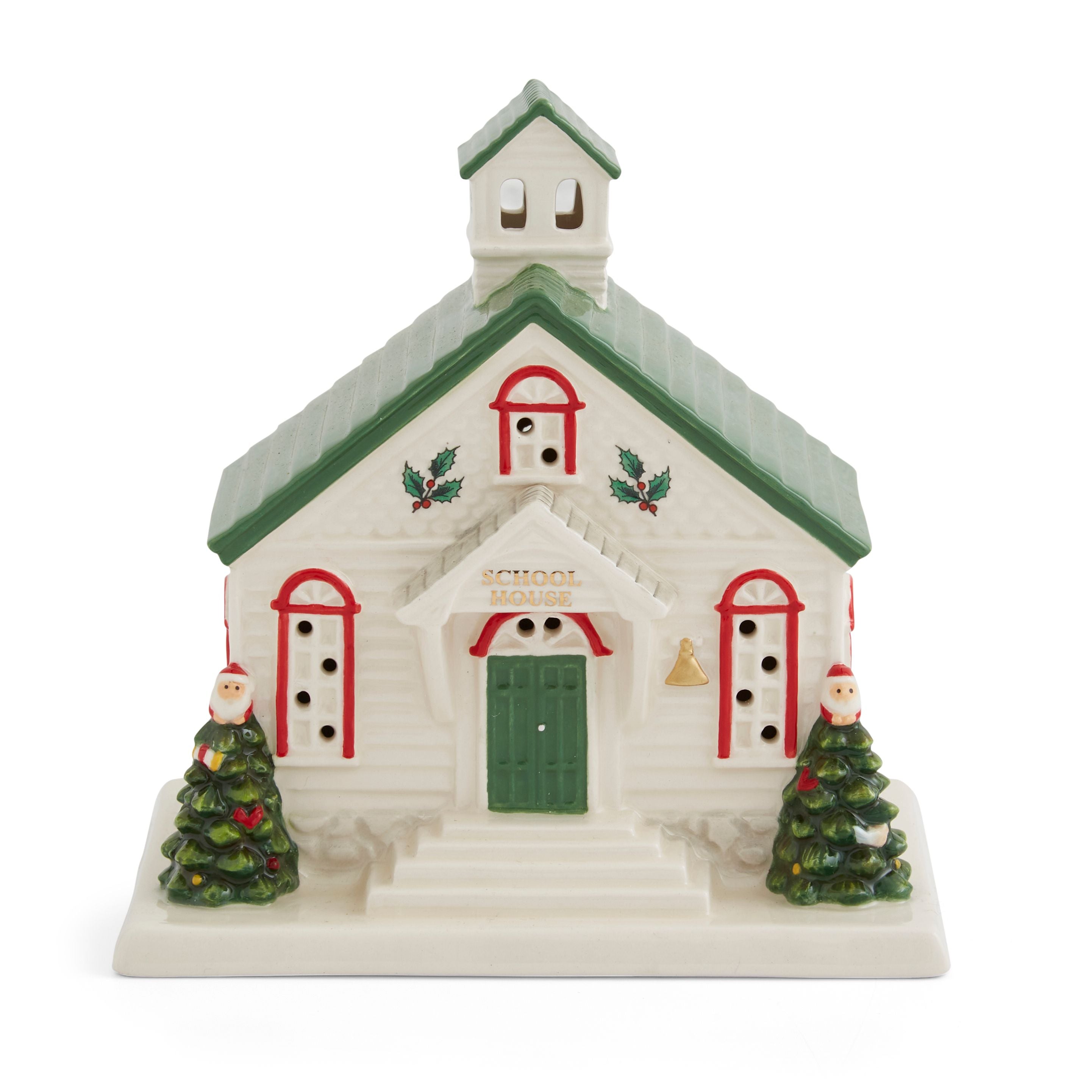  Spode Christmas Village School House - White - Bonton