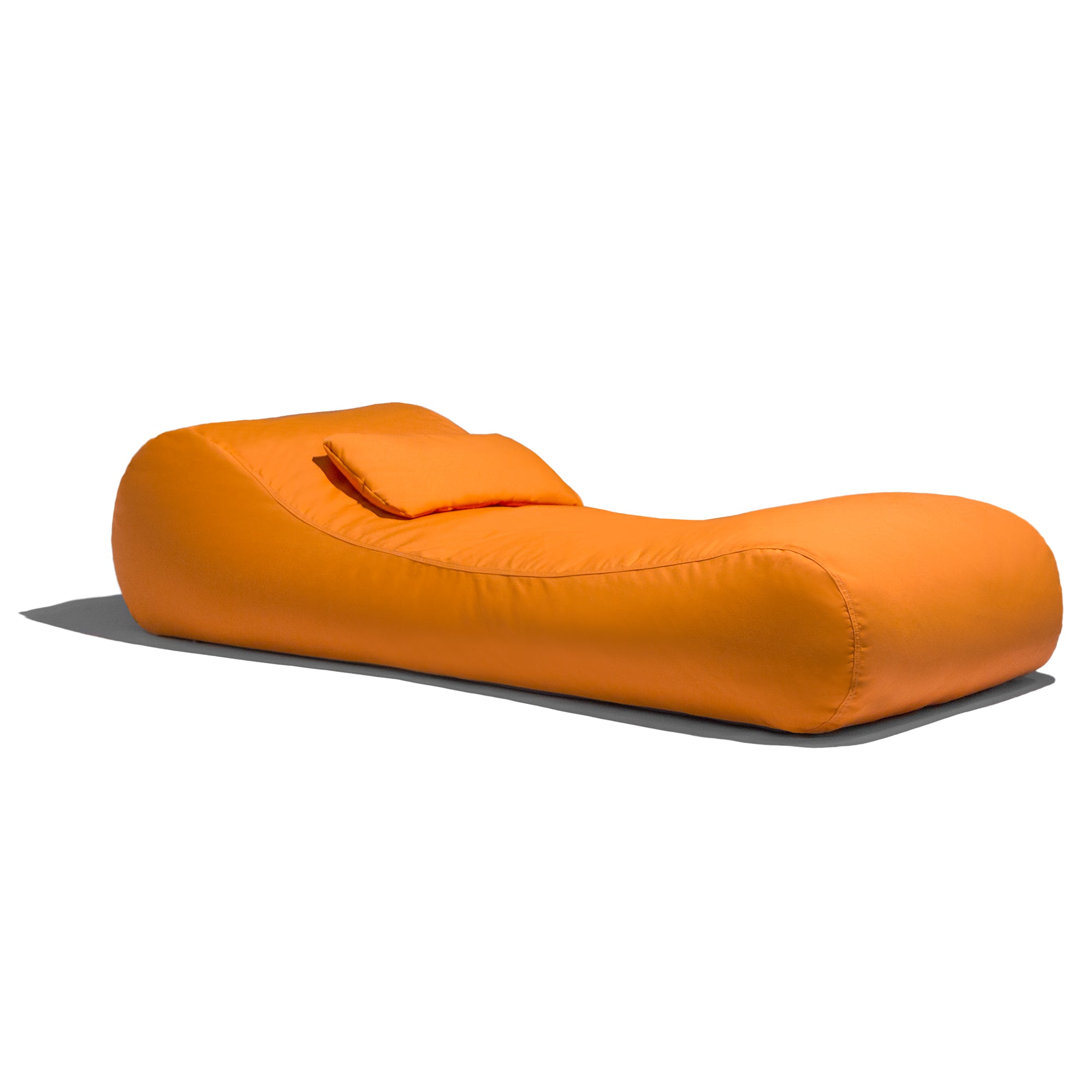  Jaxx Outdoor Bean Bag Sun Lounger with Sunbrella Cover - Tangerine - Bonton