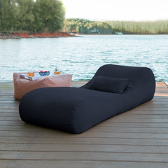 Outdoor Bean Bag Sun Lounger with Sunbrella Cover