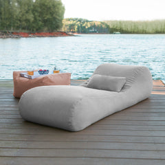 Outdoor Bean Bag Sun Lounger with Sunbrella Cover