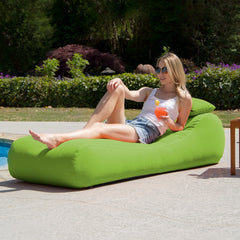 Outdoor Bean Bag Sun Lounger with Sunbrella Cover