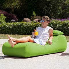 Outdoor Bean Bag Sun Lounger with Sunbrella Cover