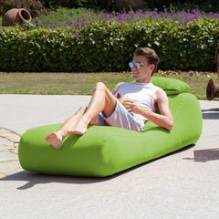 Outdoor Bean Bag Sun Lounger with Sunbrella Cover