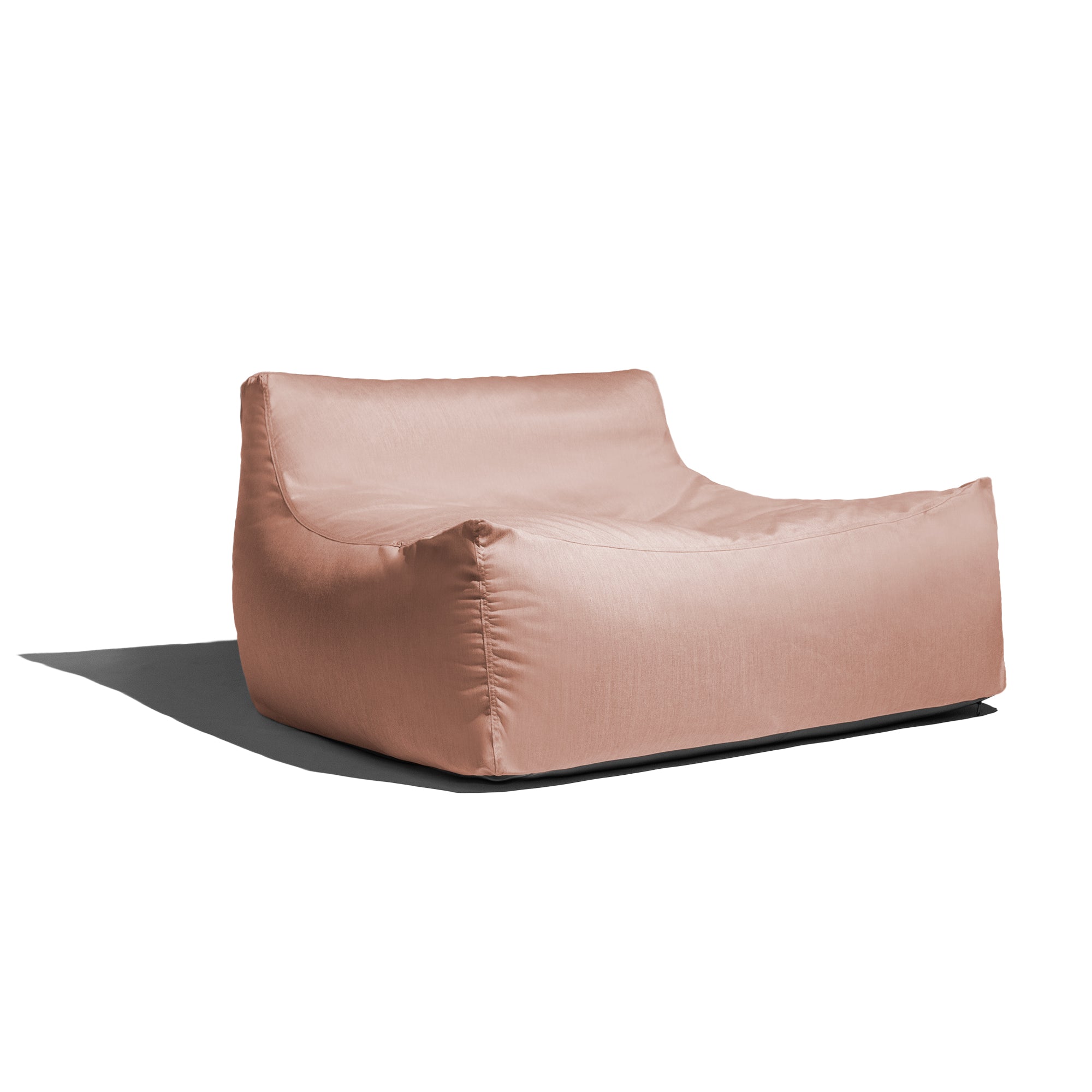  Jaxx Lavista Outdoor Bean Bag Loveseat / Modern Patio Sofa - Petal - Bonton