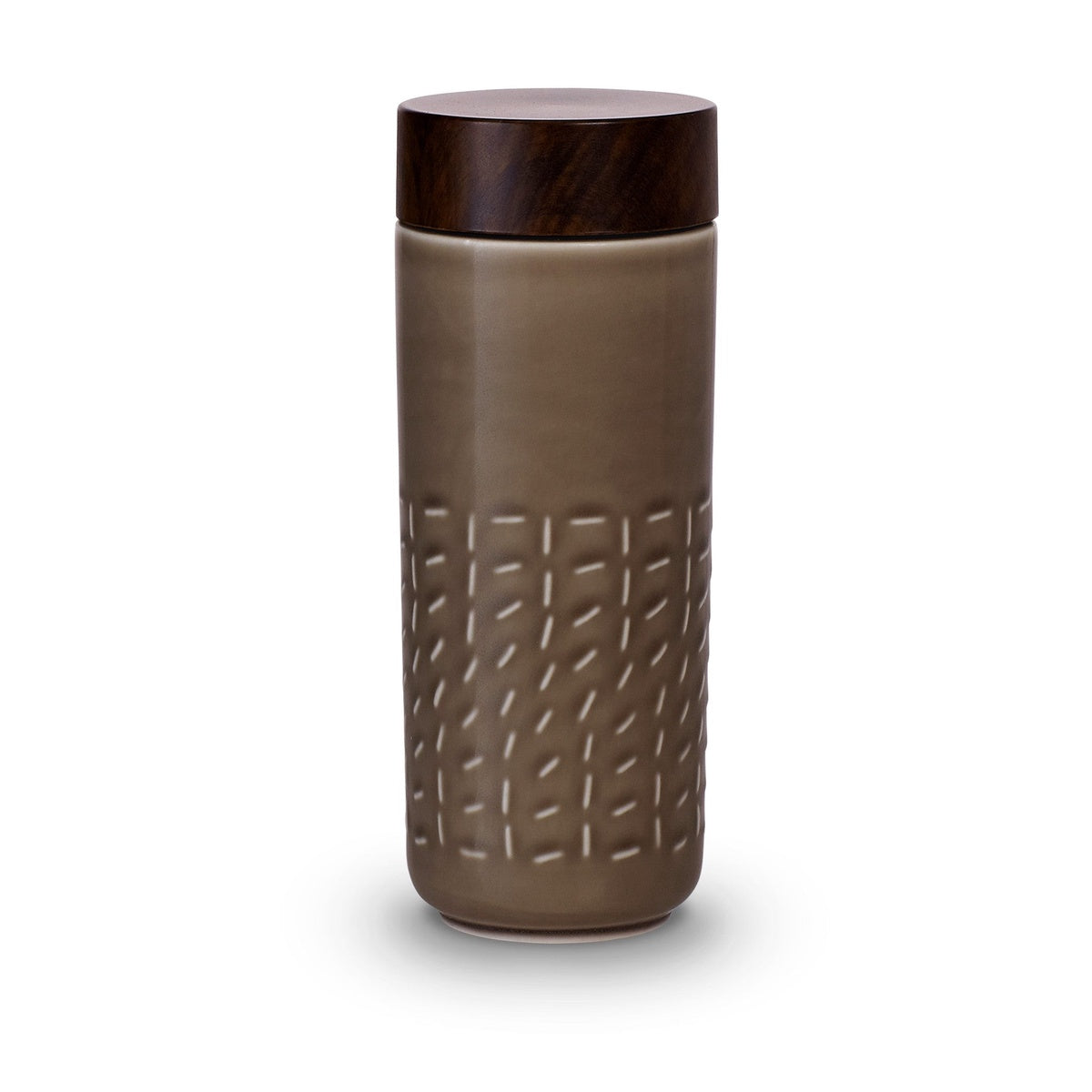  Acera Footprint Ceramic Travel Mug - Stone Blue - Bonton