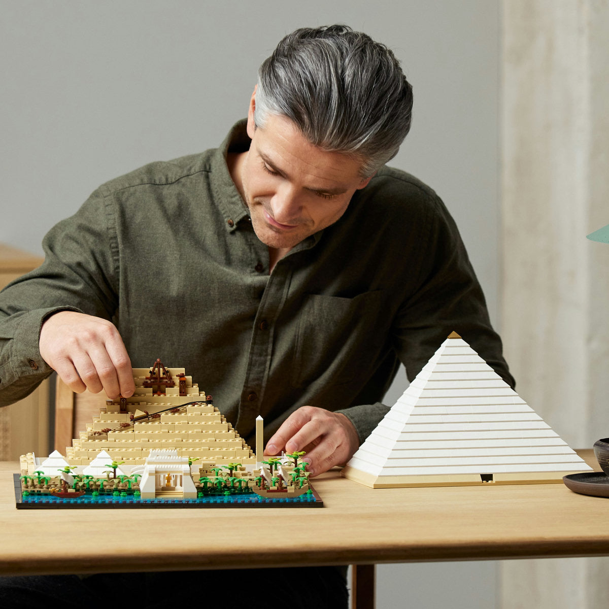  LEGO LEGO® Architecture Great Pyramid of Giza 21058 Building Kit 1,476 Pieces - LEGO Architecture - Bonton