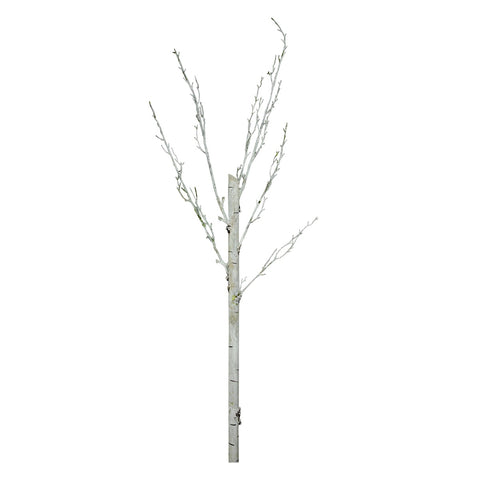 44" Gray Distressed Finish Artificial Crafting Display Tree Trunk